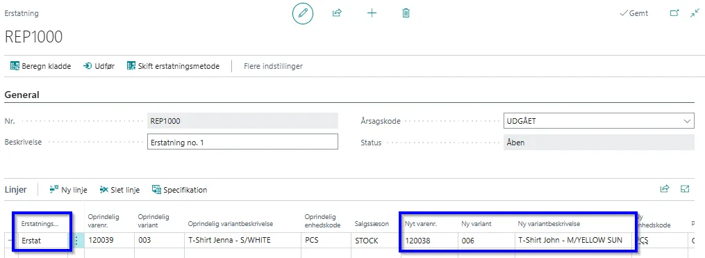 erstatnninger erstat